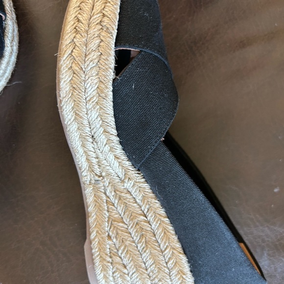 Tory Burch Filipa Espadrilles Canvas Peep Toe Sandals MINT CONDITION Shoes - Picture 7 of 8